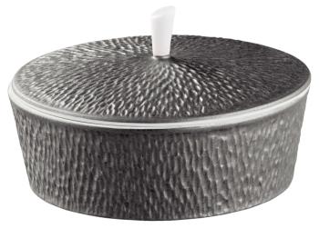 Covered sugar bowl tin - Raynaud